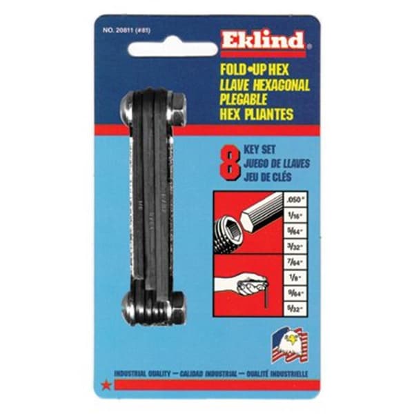 Eklind No. 81 .05-5-32 Fold-Up Hexkey Set EK388619 - main